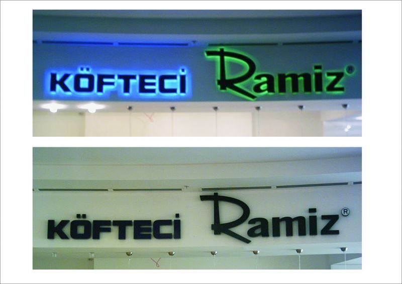 Trabzon Işıklı Işıksız Tabela